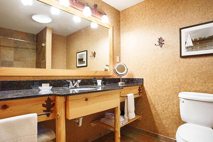 Accessible 1 King Communication Assistance Lake Front Kitchenette Microwave and Refrigerator Shower Only Full Breakfast (20 of 27)