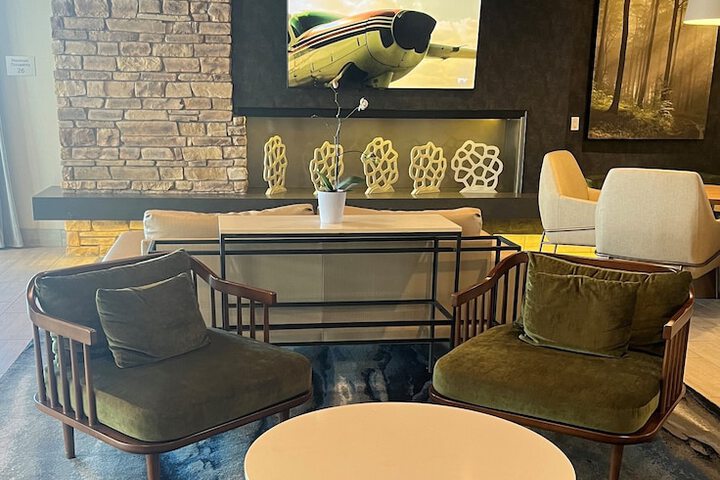 Lobby sitting area