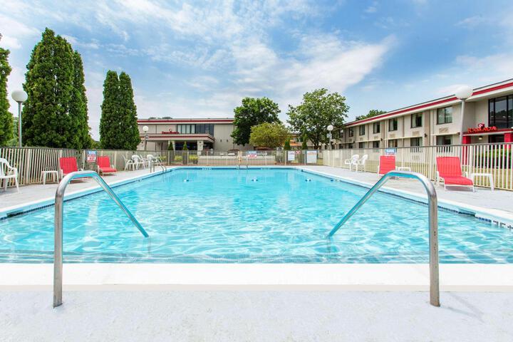 Swimming pool at Ramada by Wyndham Painted Post Corning