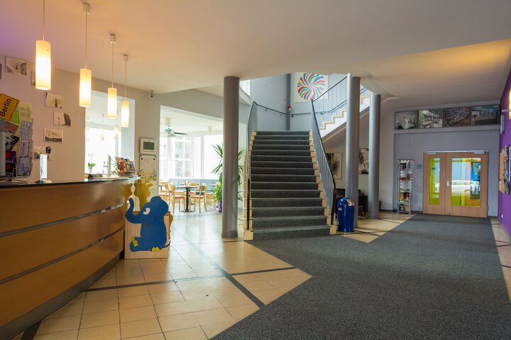 Interior entrance