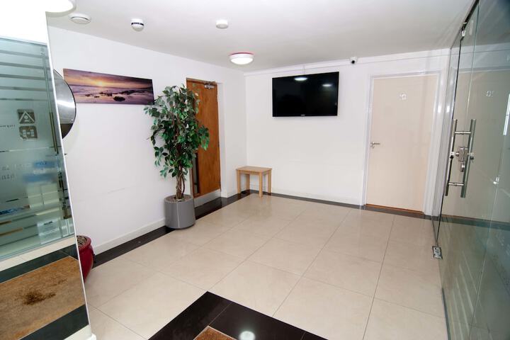 Interior entrance