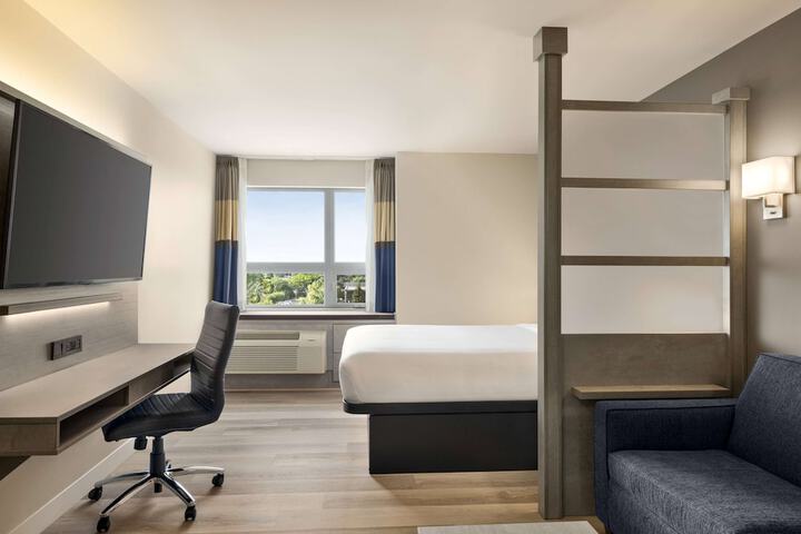 1 Queen Bed Mobility Accessible Roll in Shower (1 of 25)