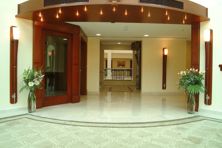 Interior entrance