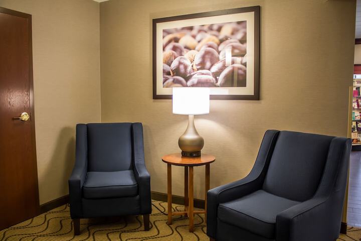 Lobby sitting area