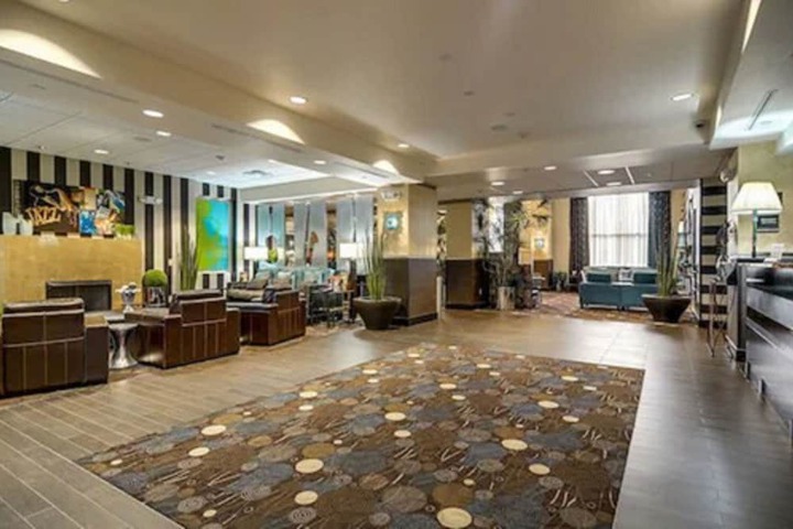 Lobby sitting area