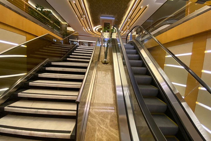 Interior entrance