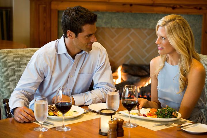 Couples dining