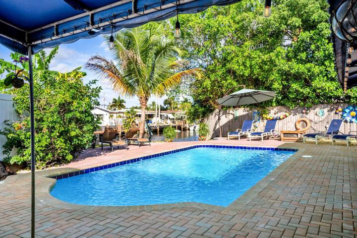 Image of Purely Pompano Pool, Water front, Paddleboard, Beach, 5 bedroom 3 bath