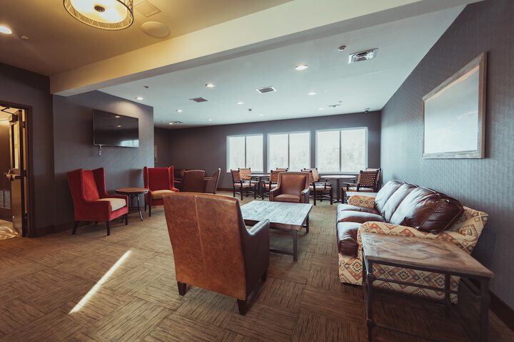 Lobby sitting area