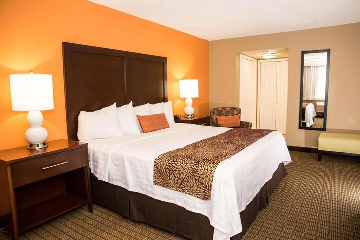 1 King Bed Downstairs Microwave, Refrigerator WiFi Full Breakfast (3 of 16)