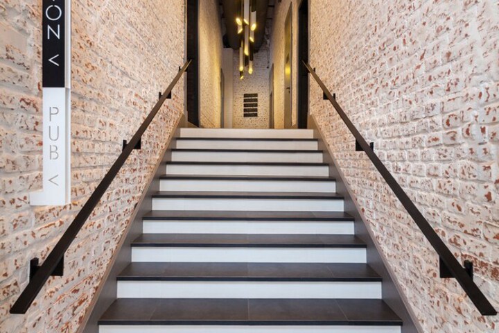Interior entrance