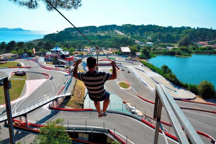 Ziplining