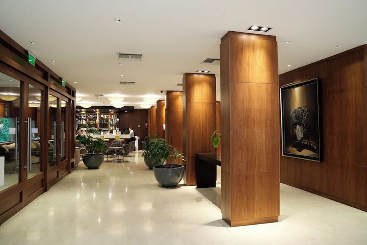 Interior entrance