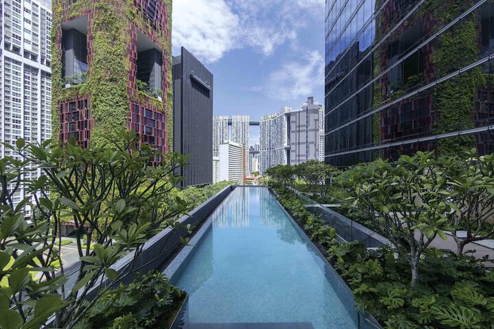 Exterior of Sofitel Singapore City Centre