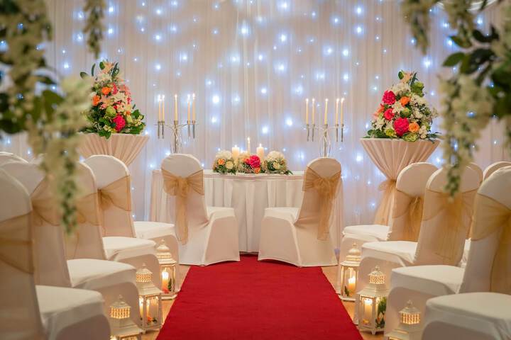 Indoor wedding