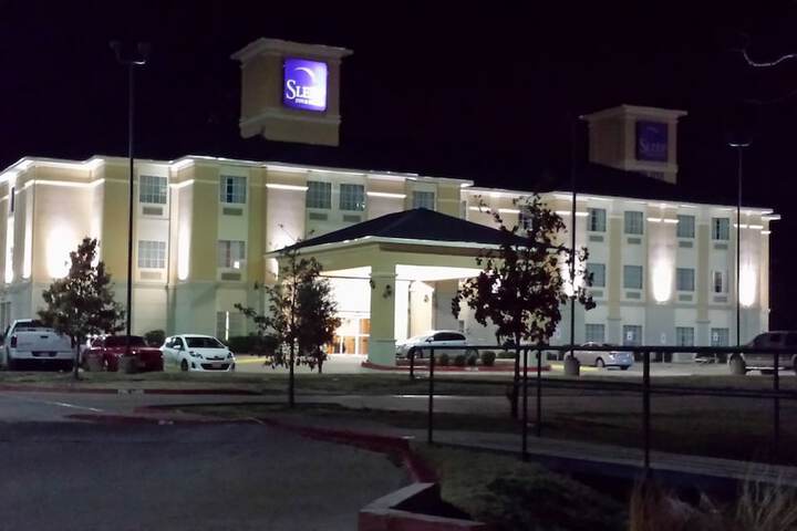 Front of property - evening/night