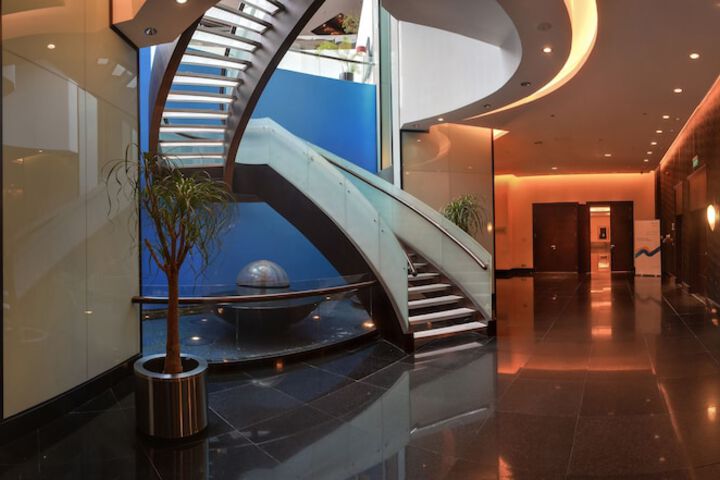 Interior entrance