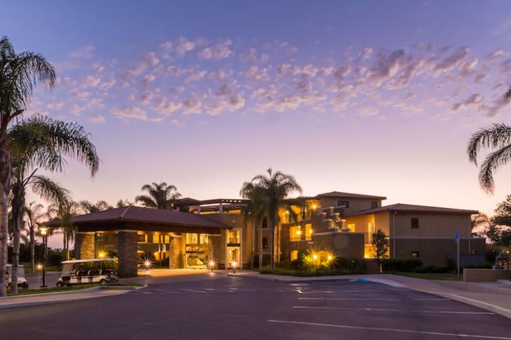 Front of property - evening/night