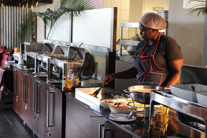 Breakfast buffet