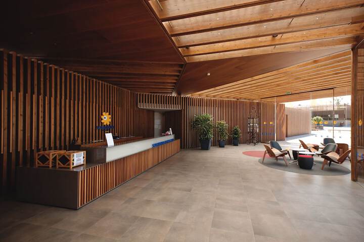 Interior entrance