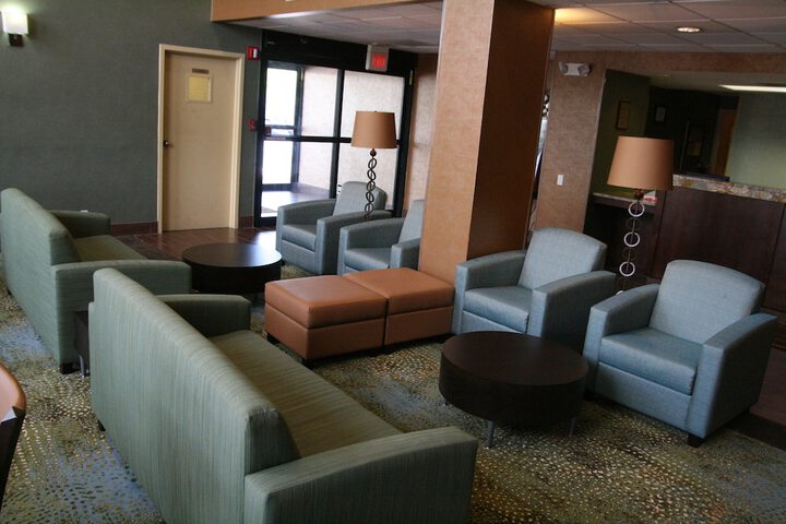Lobby sitting area