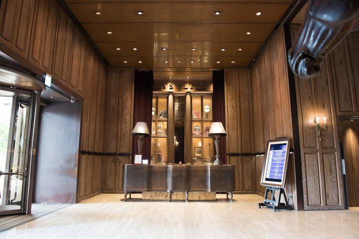 Interior entrance