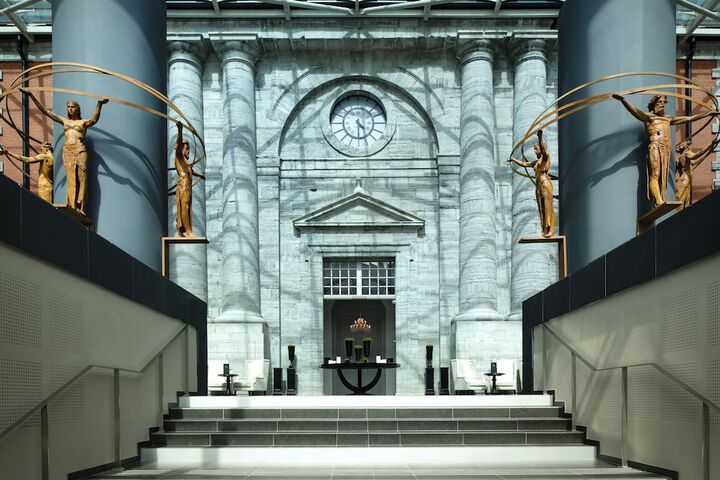 Interior entrance