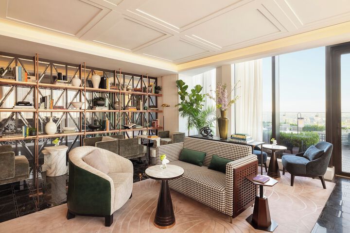 Lobby sitting area