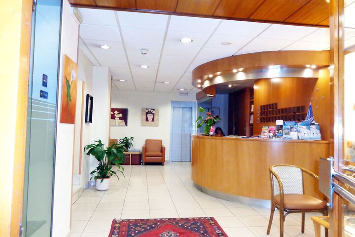Interior entrance