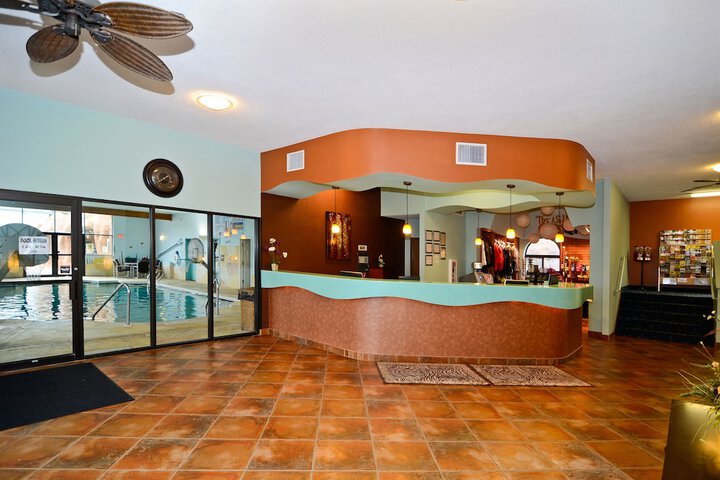 Check-in/check-out kiosk