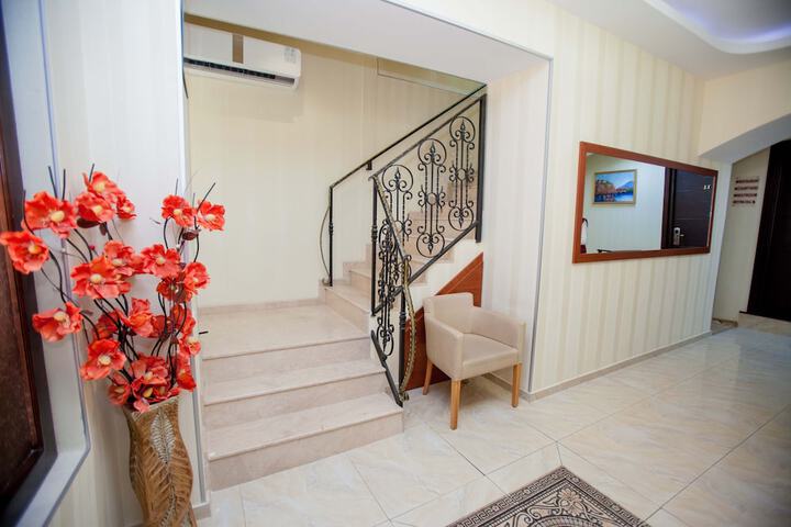 Interior entrance