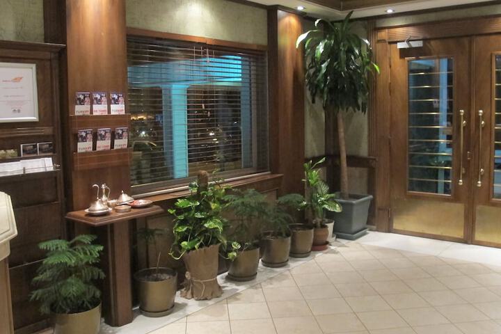 Interior entrance