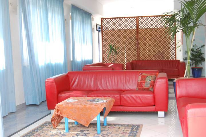 Interior entrance