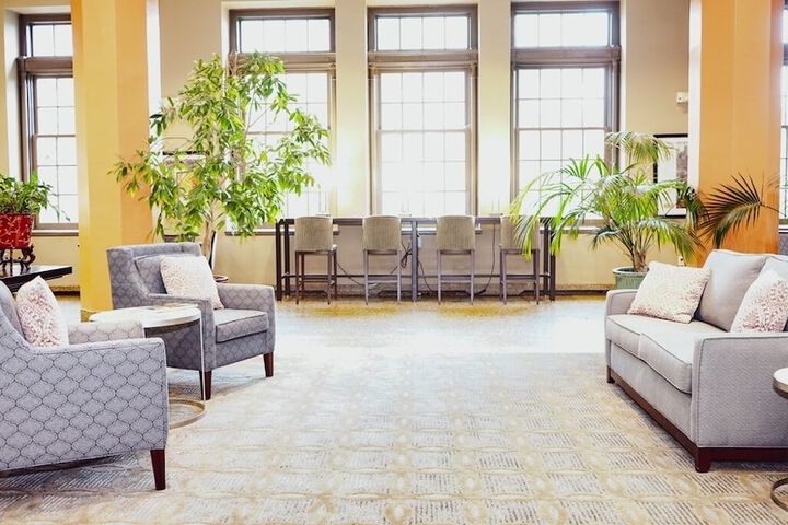 Lobby sitting area