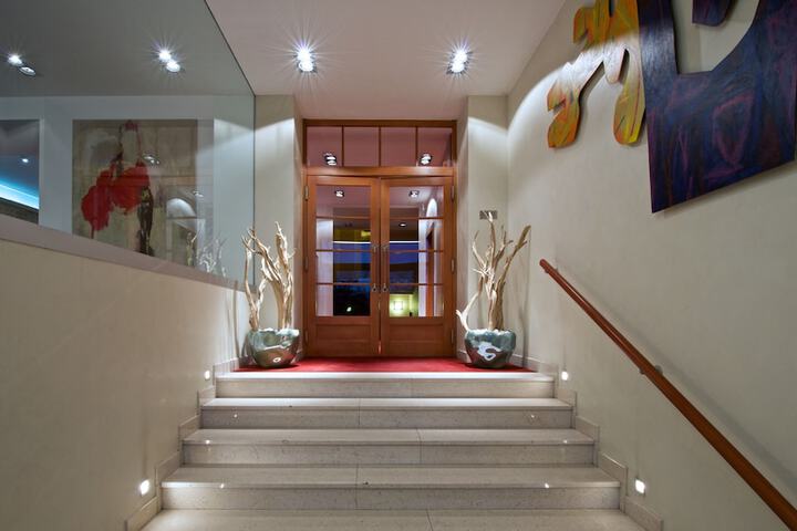 Interior entrance