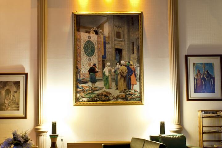 Interior entrance