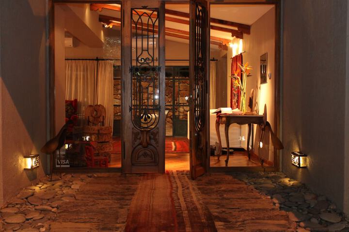 Interior entrance