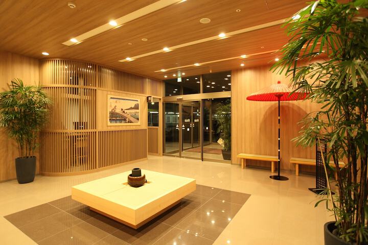 Interior entrance