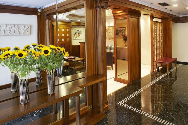 Interior entrance