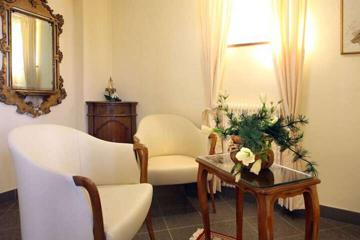 Lobby sitting area