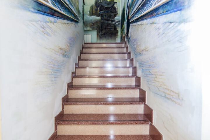 Interior entrance