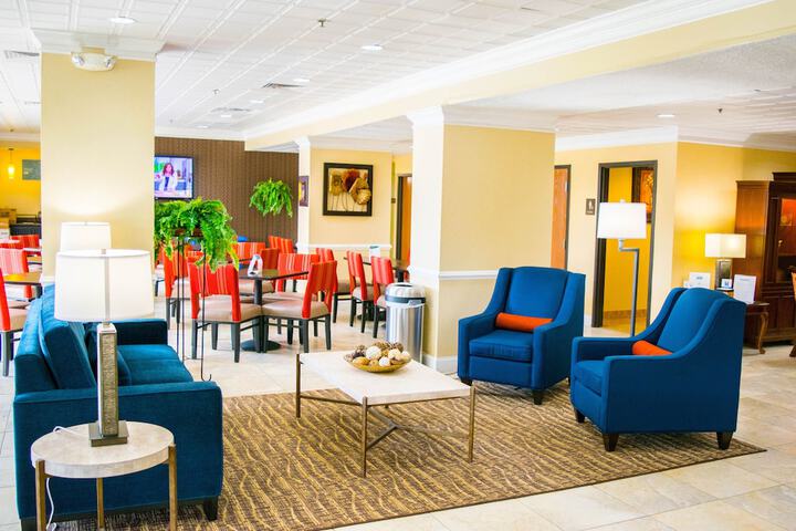 Lobby sitting area