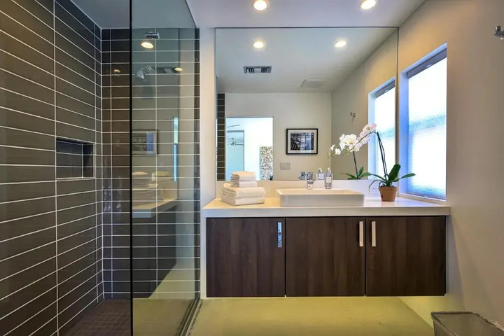 Exterior of Just Built Luxury Retreat With All Private Baths