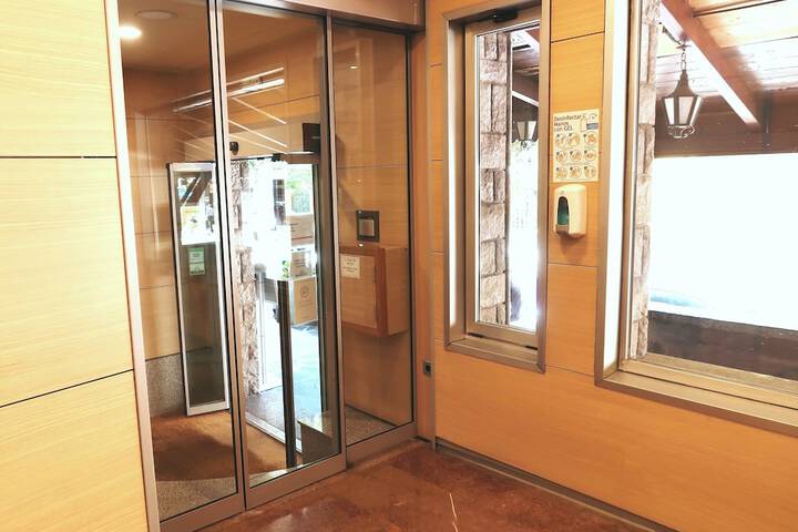 Interior entrance