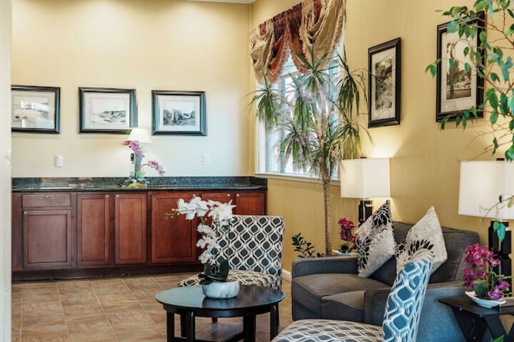 Lobby sitting area