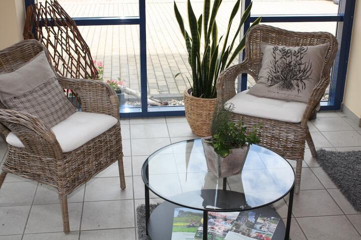 Lobby sitting area