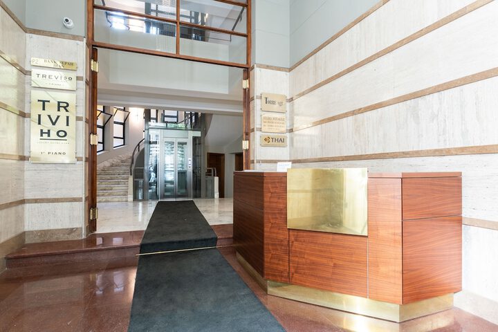 Interior entrance