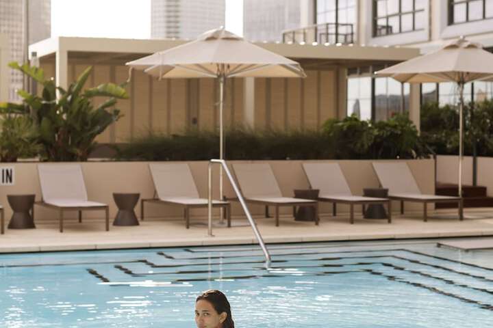Rooftop pool