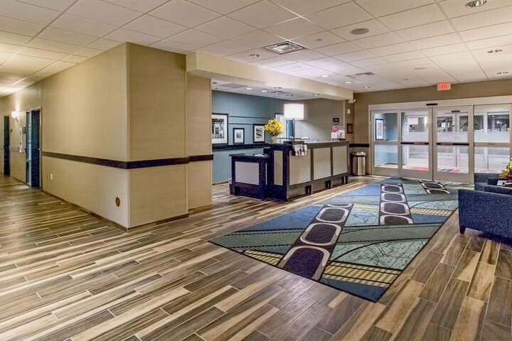 Interior entrance