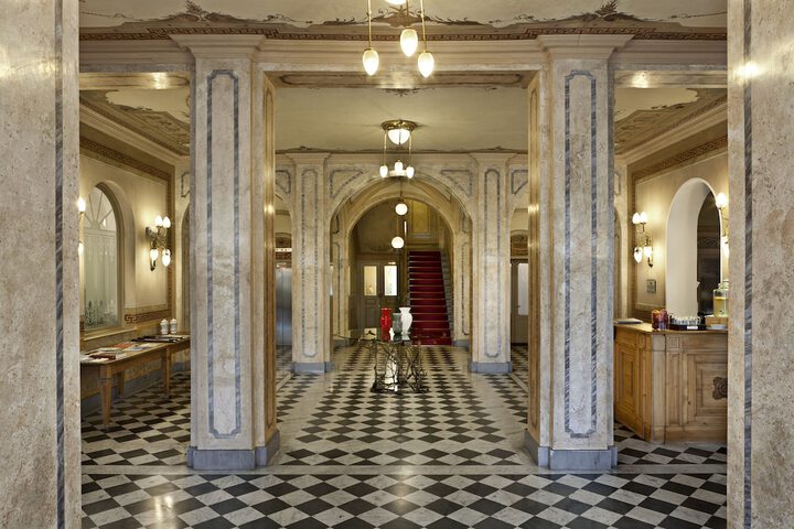 Interior entrance